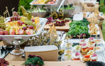 Catering para eventos durante el verano